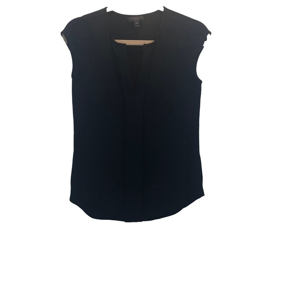 J. crew | black flowing blouse size 00 - Picture 2 of 4